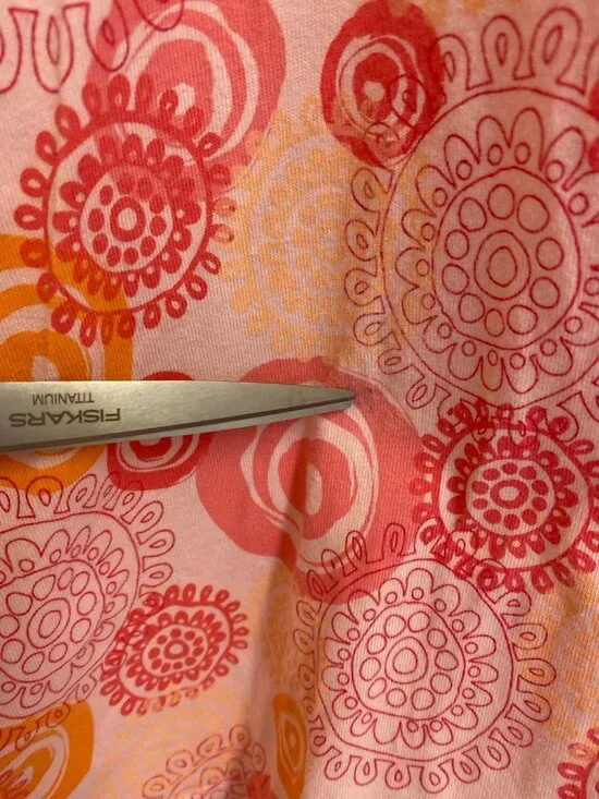 L.L. Bean Pink Orange 100% Cotton Racer Back Girls Dress Size 10 - Picture 8 of 11